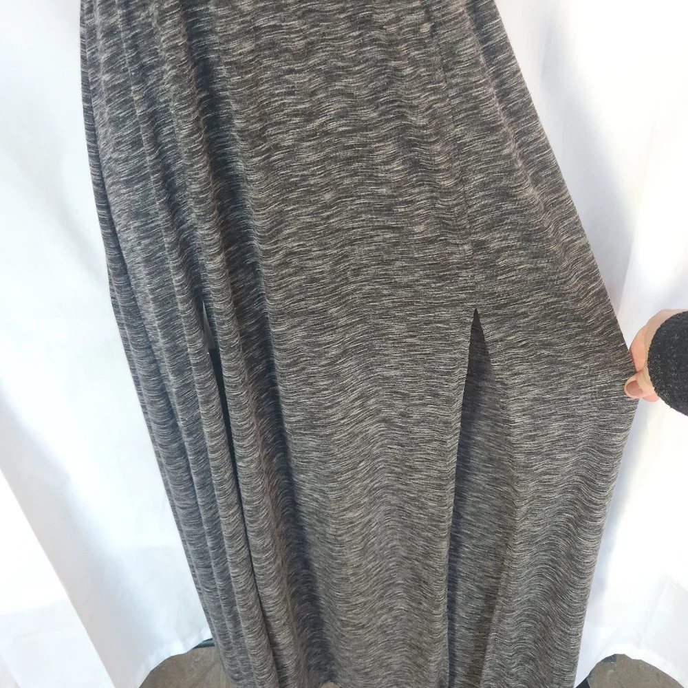 Urban Outfitters Silence + Noise Double Slit Dark Maxi Dress S Vacation Festival - Picture 5 of 8
